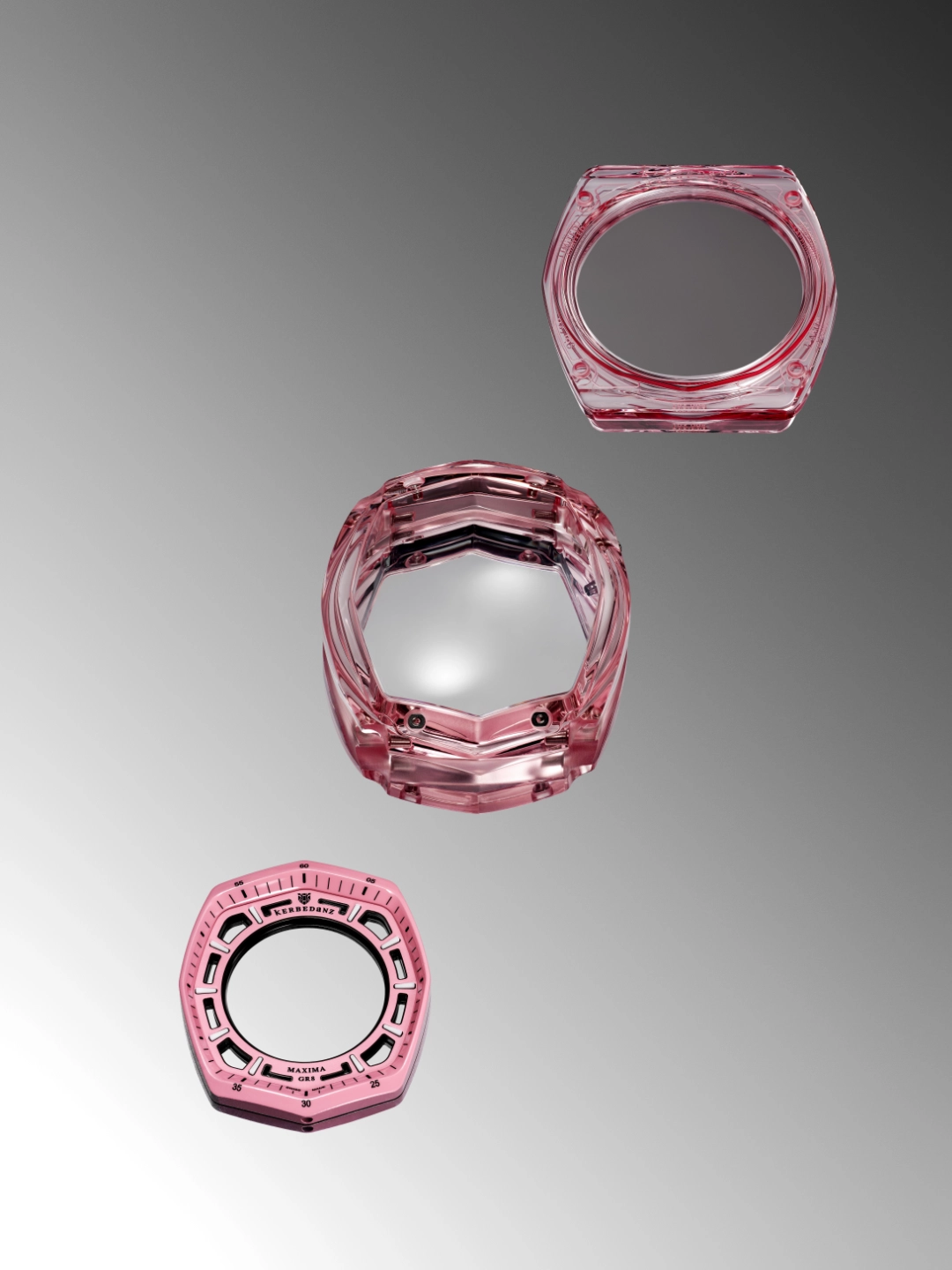 Boîtier de montre en or rose